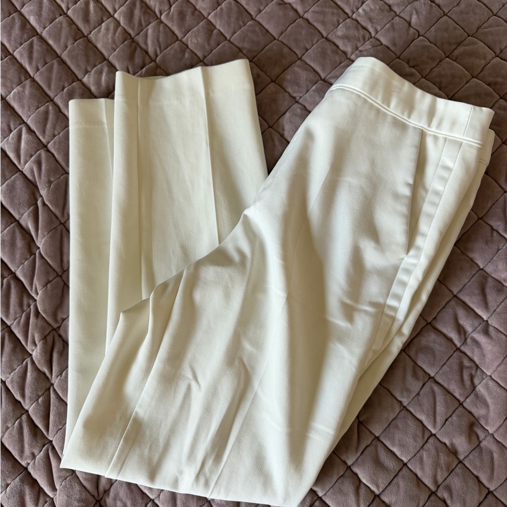 Cream Dress Pants - Classic Tailored Fit